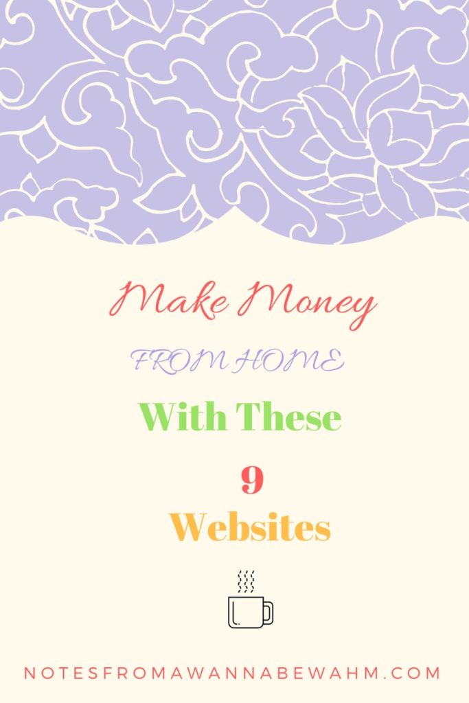 make money from home with these 9 websites